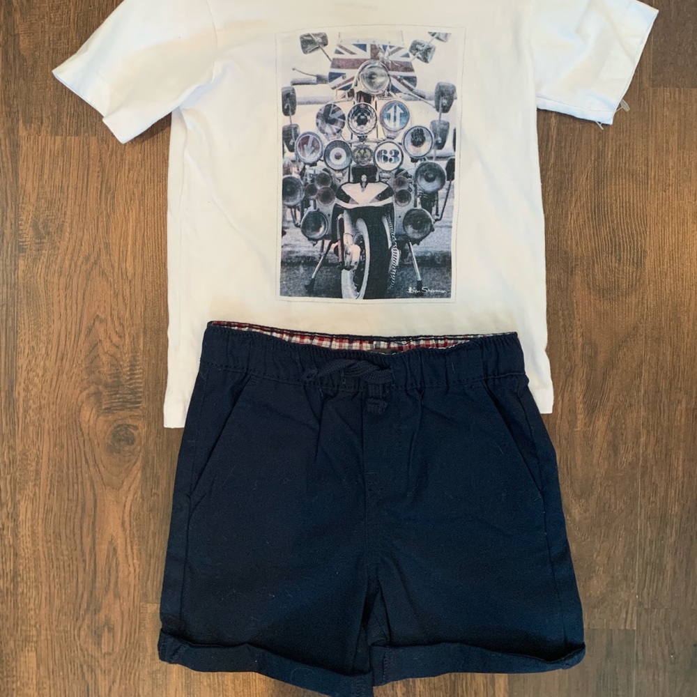Ben Sherman tee and Shorts Set